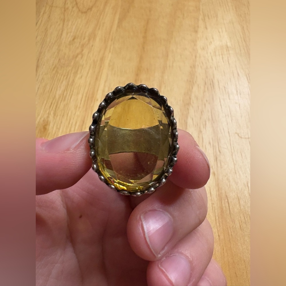 Vintage Silver Statement Ring - image 1